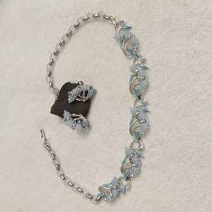 Star Tulip Blue Necklace